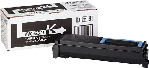 Kyocera TK-550K (1T02HM0EU0) Siyah Orjinal Toner - FS-C5200DN (T14826) - 1