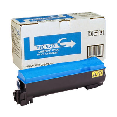 Kyocera TK-570C (1T02HGCEU0) Cyan Original Toner - FS-C5400DN / P7035CDN - KYOCERA