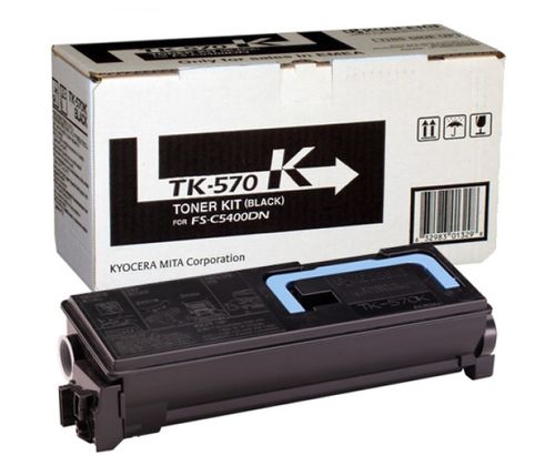 Kyocera TK-570K (1T02HG0EU0) Black Original Toner - FS-C5400DN / P7035CDN 