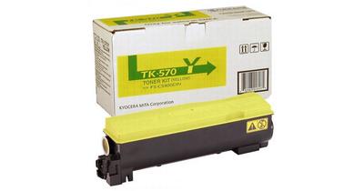 Kyocera TK-570Y (1T02HGAEU0) Yellow Original Toner - FS-C5400DN / P7035CDN - KYOCERA