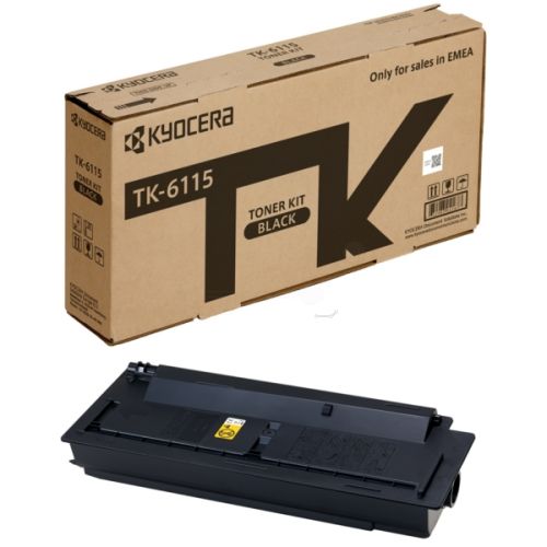 Kyocera TK-6115 (1T02P10NL0) Siyah Orjinal Toner - M4132idn / M4125idn (T9992)