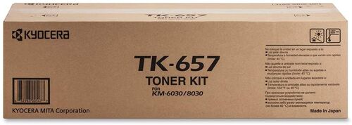 Kyocera TK-657 (1T02FB0US0) Black Original Toner - KM6030 / KM8030 