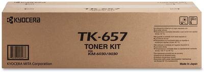 Kyocera TK-657 (1T02FB0US0) Black Original Toner - KM6030 / KM8030 - KYOCERA