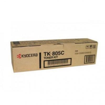 Kyocera TK-805C (370AL510) Cyan Original Toner - KM-C850 / KM-C850D - KYOCERA