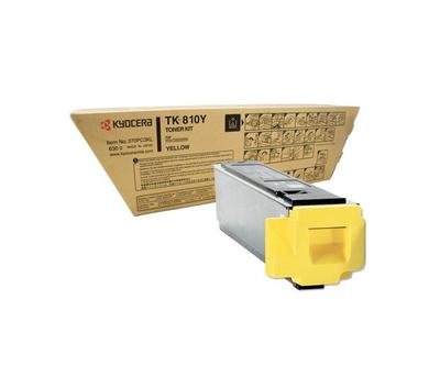 Kyocera TK-810Y (370PC3KL) Yellow Original Toner - FS-C8026DN / FS-C8026DTN - KYOCERA