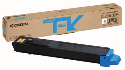 Kyocera TK-8115C (1T02P3CNL0) Mavi Orjinal Toner - M8124cidn / M8130cidn (T11515) - KYOCERA