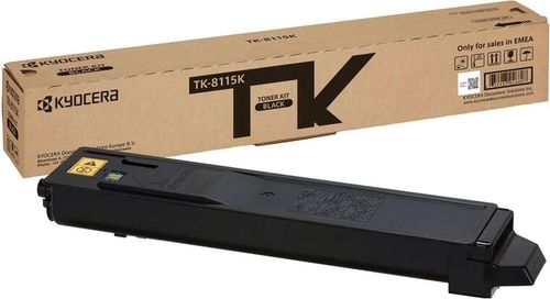 Kyocera TK-8115K (1T02P30NL0) Black Original Toner - M8124cidn / M8130cidn 