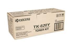 KYOCERA - Kyocera TK-820Y (1T02HPAEU0) Yellow Original Toner - FS-C8100