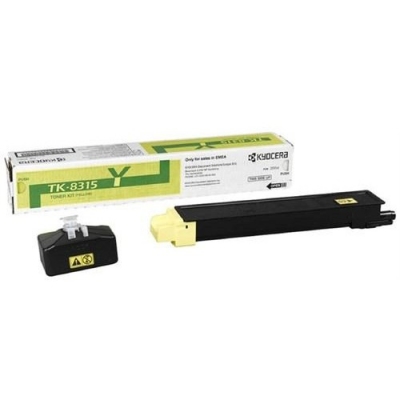 Kyocera TK-8315Y (1T02MVANL0) Yellow Original Toner - TasKalfa 2550Ci - KYOCERA