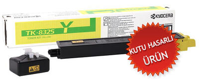 KYOCERA - Kyocera TK-8325Y (1T02NPANL0) Yellow Original Toner - TasKalfa 2551ci (Damaged Box)