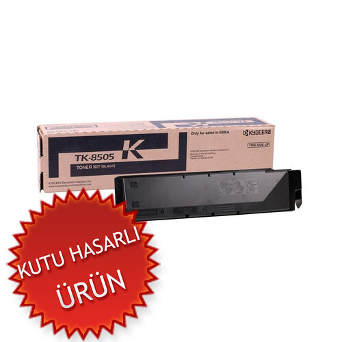 Kyocera TK-8505K (1T02LC0NL0) Black Original Toner - TasKalfa 4550Ci / 5550Ci (Damaged Box)