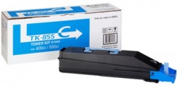 Kyocera TK-855C (1T02H7CEU0) Cyan Original Toner - TasKalfa 400Ci / 500Ci - KYOCERA