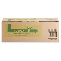 Kyocera TK-857Y (1T02H7AUS0) Yellow Original Toner - TasKalfa 400Ci / 500Ci - KYOCERA