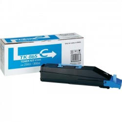 Kyocera TK-865C (1T02JZCEU0) Cyan Original Toner - TasKalfa 250Ci - KYOCERA