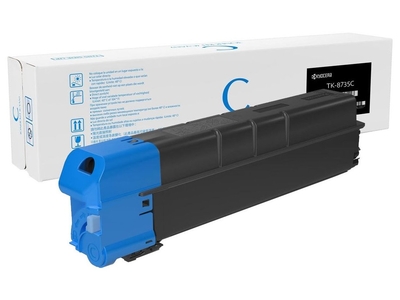 Kyocera TK-8735C (1T02XNCNL0) Mavi Orjinal Toner - TasKalfa 7052ci / 8052ci - KYOCERA