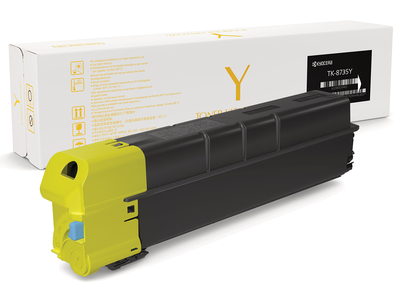 Kyocera TK-8735Y (1T02XNANL0) Yellow Original Toner - TasKalfa 7052ci / 8052ci - KYOCERA