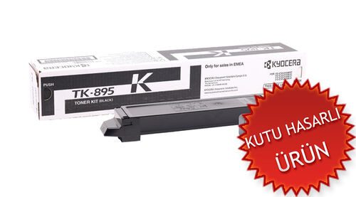 Kyocera TK-895K (1T02K00NL0) Black Original Toner - FS-C8020MFP (Damaged Box)