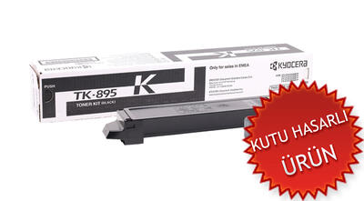 KYOCERA - Kyocera TK-895K (1T02K00NL0) Black Original Toner - FS-C8020MFP (Damaged Box)