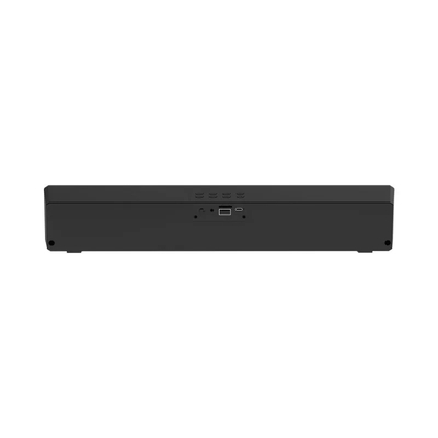 Lenovo Lecoo DS103 RGB Bluetooth Stereo + Clock/Alarm 10W Black Soundbar Speaker - Thumbnail