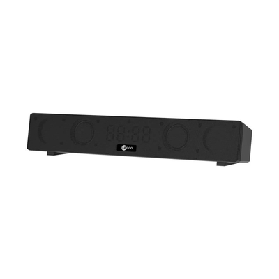 Lenovo Lecoo DS103 RGB Bluetooth Stereo + Clock/Alarm 10W Black Soundbar Speaker - Thumbnail