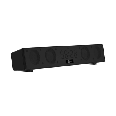 Lenovo Lecoo DS103 RGB Bluetooth Stereo + Saat/Alarm 10W Siyah Soundbar Speaker - Thumbnail