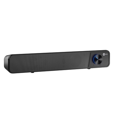 Lenovo Lecoo DS111 Bluetooth + Kablolu Stereo 6W Soundbar Taşınabilir Siyah Hoparlör - Thumbnail