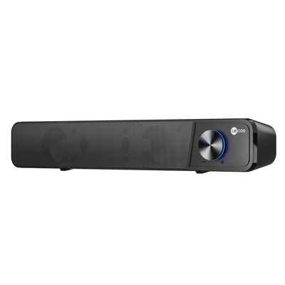 Lenovo Lecoo DS111 Bluetooth + Wired Stereo 6W Soundbar Portable Speaker Black - Thumbnail