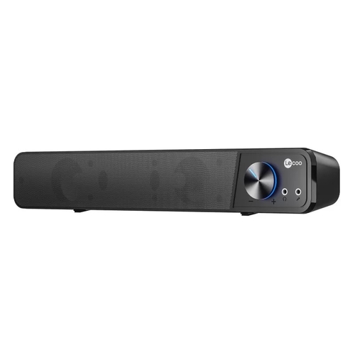 Lenovo Lecoo DS111 Kablolu (USB + 3.5mm Jack Girişli) Stereo 6W Soundbar Taşınabilir Siyah Hoparlör