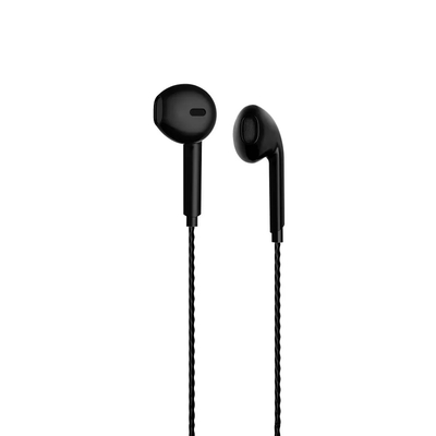 Lenovo Lecoo EH104B 3.5mm Jack Black In-Ear Headphone with Mic - Thumbnail