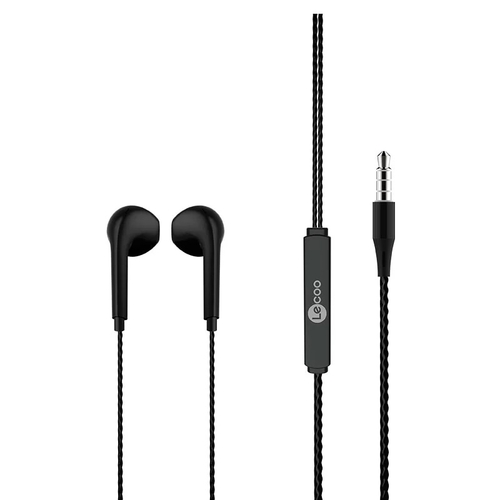 Lenovo Lecoo EH104B 3.5mm Jack Black In-Ear Headphone with Mic