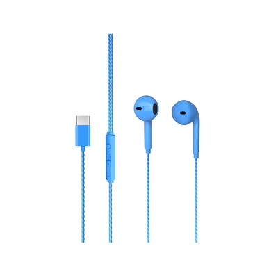Lenovo Lecoo EH104C-BL Type-C Mavi Kulak İçi Mikrofonlu Kulaklık - Thumbnail