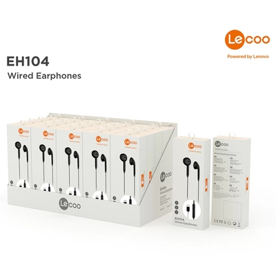 Lenovo Lecoo EH104C Type-C Siyah Kulak İçi Mikrofonlu Kulaklık - Thumbnail