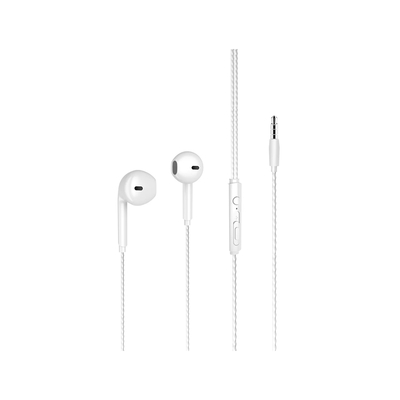 Lenovo Lecoo EH104W 3.5mm Jack White In-Ear Headphone with Mic - Thumbnail