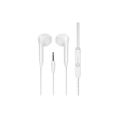 Lenovo Lecoo EH104W 3.5mm Jack White In-Ear Headphone with Mic