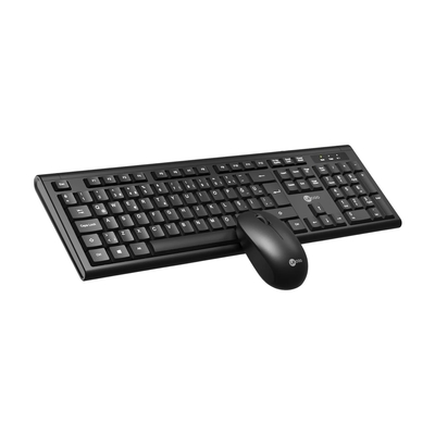 Lenovo Lecoo KW200 Wireless Black Turkish Q Keyboard & Mouse Set - Thumbnail