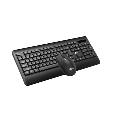 Lenovo Lecoo KW202 Wireless Black Turkish Q Keyboard & Mouse Set - Thumbnail