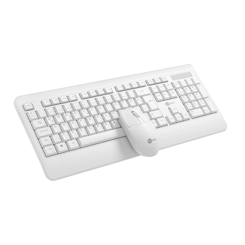 Lenovo Lecoo KW202 Wireless White Turkish Q Keyboard & Mouse Set