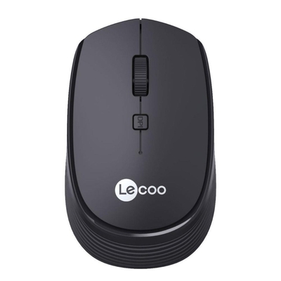 Lenovo - Lenovo Lecoo WS202 Wireless 1600DPI 4-Button Black Optical Mouse