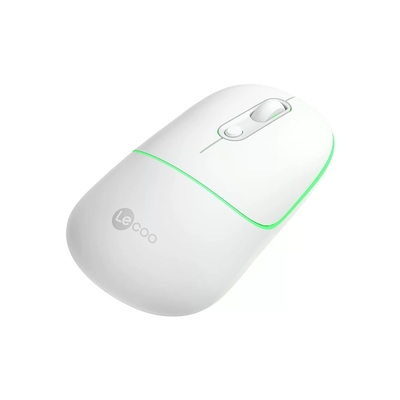 Lenovo Lecoo WS210 Kablosuz 1600DPI 6 Tuşlu Beyaz Optik Mouse - Thumbnail