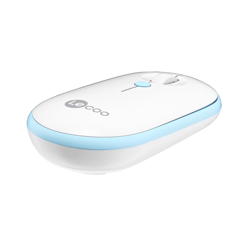Lenovo Lecoo WS212 Wireless 1600DPI 4 Button White & Blue Optical Mouse