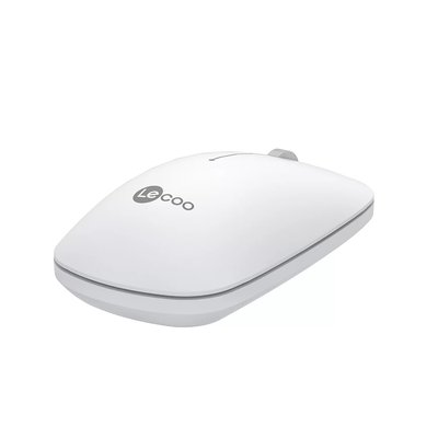 Lenovo Lecoo WS214 Kablosuz 1200DPI 3 Tuşlu Beyaz Optik Mouse - Thumbnail