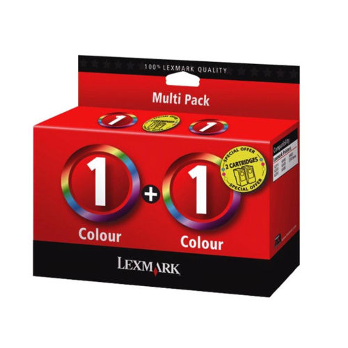 Lexmark 1 Color Cartridge 2PK (80D2955) X2300 / X2310 / 2330 / 2350