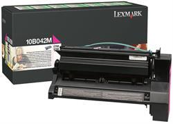 LEXMARK - Lexmark 10B042M Kırmızı Orjinal Toner Yüksek Kapasite - C750 / X750 (T9007)