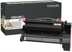 Lexmark 10B042M Kırmızı Orjinal Toner Yüksek Kapasite - C750 / X750 (T9007)
