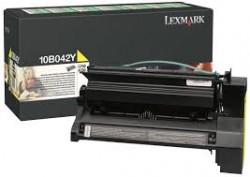 LEXMARK - Lexmark 10B042Y Sarı Orjinal Toner Yüksek Kapasite - C750 / X750 (T3492)
