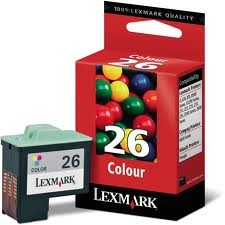 LEXMARK - Lexmark 10N0026 (26) Color Original Cartridge - X1270 