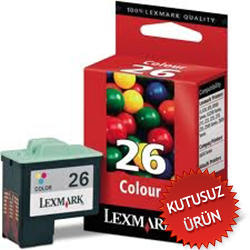 LEXMARK - Lexmark 10N0026 (26) Color Original Cartridge - X1270 (Without Box)