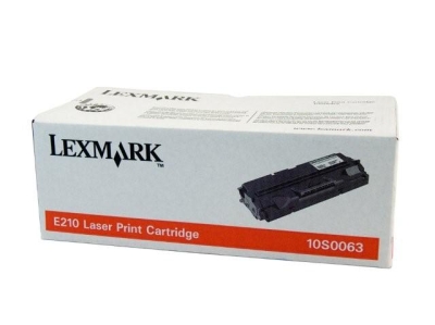 LEXMARK - Lexmark 10S0063 Black Original Toner - E210 