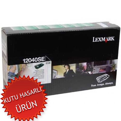 LEXMARK - Lexmark 12040SE Black Original Toner - E120 / E120N (Damaged Box)