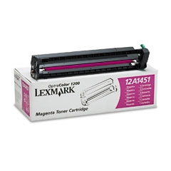 LEXMARK - Lexmark 12A1451 Magenta Color Lazer Toner - 1200 / 1200M